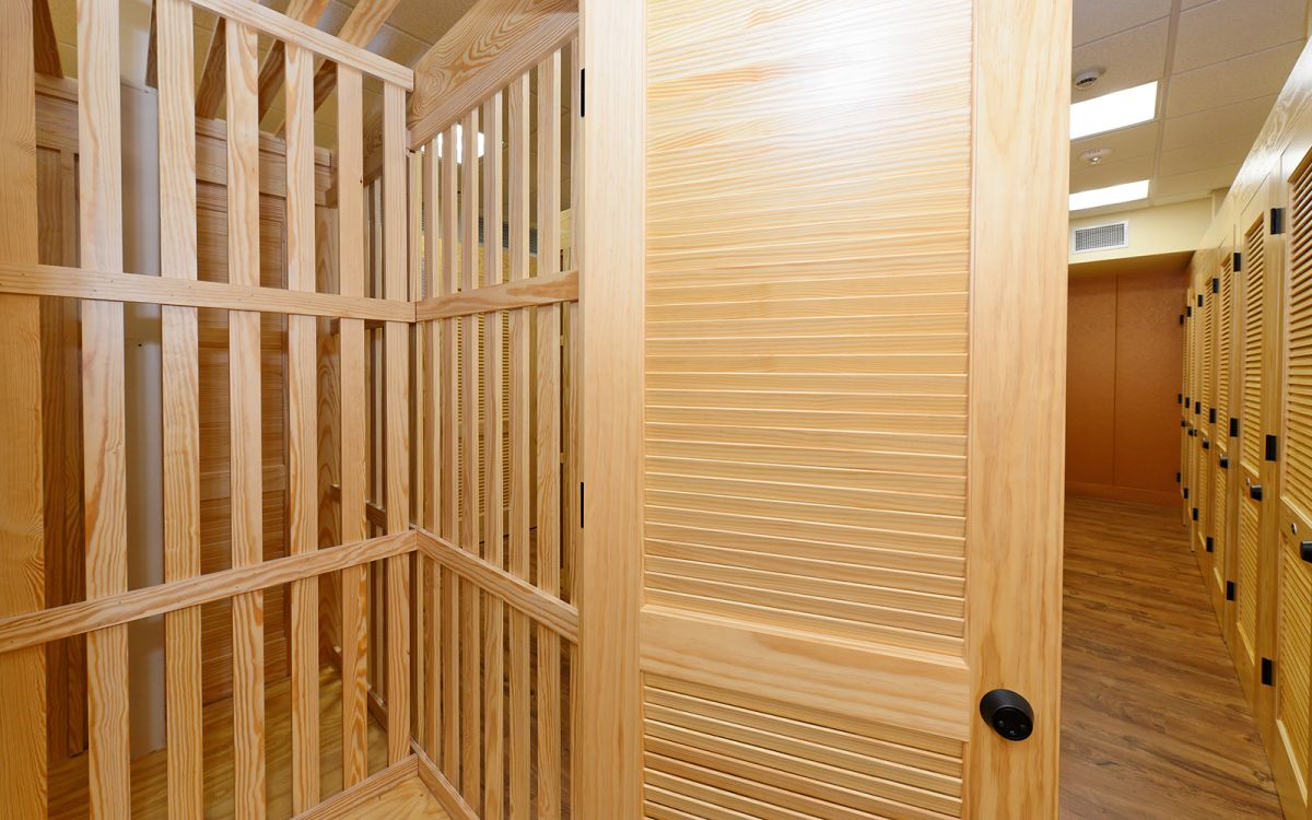 Wine storage room at Big Jim Self Storage, Lakewood Ranch, Fl