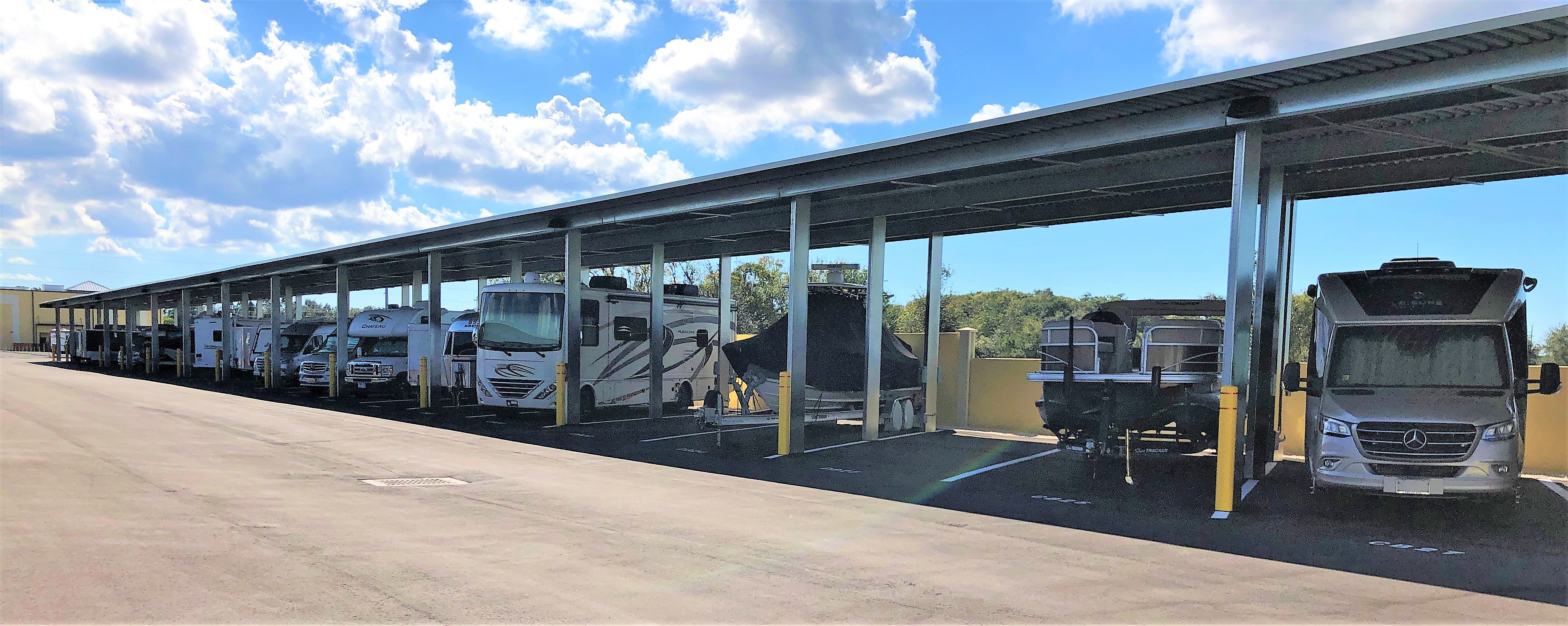 RV Storage Lakewood Ranch - 30 Ft Canopy